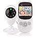Produktbild LIGHTOP Baby Video Monitor mit 2.4''LCD Bildschirm Anzeige Digitalkamera Nachtsicht Temperaturüberwachung Zweiweggespräch Wiegenlieder Kapazitäts-Batterie und Lange Strecke Kabel Babyphone