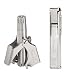 KEDSUM Professional Portable Manual Nose & Ear Hair Trimmer, No Batteries Required, Stainless Steel Nose Hair Remover for Men & Women,Come with a Fingernail Clipper as a Small Gift