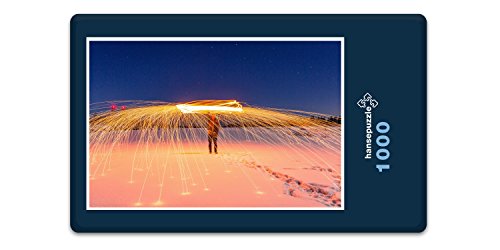 hansepuzzle 43876 Reisen - Feuerwerk, 1000 Teile in hochwertiger Kartonbox, Puzzle-Teile in wiederverschliessbarem Beutel
