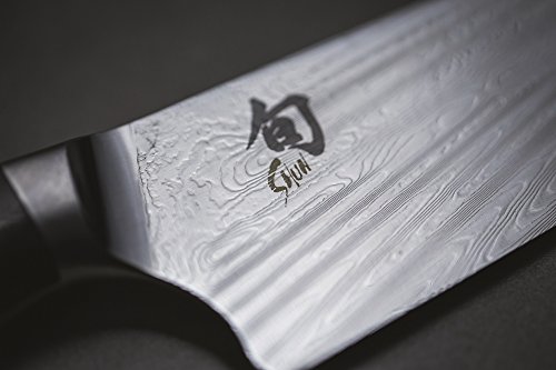 KAI Damastmesser – Shun NAGARE – Brotmesser – Klinge 23 cm Sägeschliff – 72 Lagen Dual-Core-Klinge - 4
