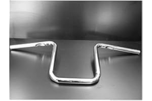 GZM Manillar Apehangher Bad 1" (25 mm) cromado universal para moto Harley Custom Bobber Chopper