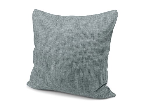 Kissenhüllen in Struktur-Optik – erhältlich in 23 modernen Farben und 3 verschiedenen Größen, 1 Kissenhülle 60 x 60 cm, silbergrau - 3
