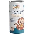 LITTLEFINGERS Organic Cookies With No Refined Sugar And Preservatives For Kids - 150 Grams | Suitable For 1 Years +(Sattu Coconut Cookies, Pack Of 1)
