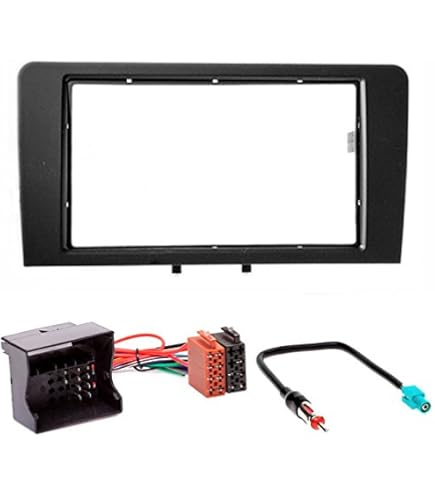 Autoradio 2 Din Kit Montage Autoradio Audioproject A241 - Double DIN Pour Audi A3 8P (2003-2012) - Compatible RNS-E Adaptateur Autoradio