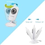 HelloBaby HB32 Drahtloser Video baby Monitor mit Digitalkamera, Nachtsicht-Temperaturüberwachung u. 2 Weise Talkback System - 6