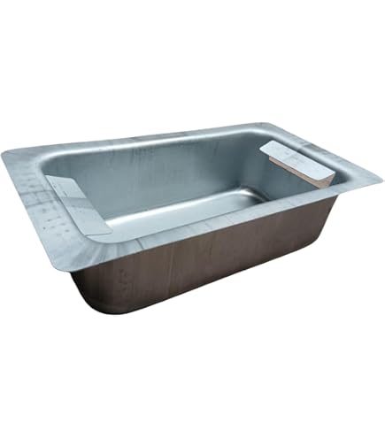 Cassetto Per Cenere In Lamiera Zincata Per Camino – Dimensioni 30x16x8 Cm, Marchio FONDERIA BONGIOVANNI