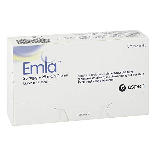 EMLA 25 mg/g + 25 mg/g Creme + 12 Tegaderm Pfl. 25 g Creme