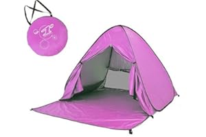 Eplze Automatic Pop Up Beach Tent Instant Portable Quick Sun Shelter for 2-3 Persons