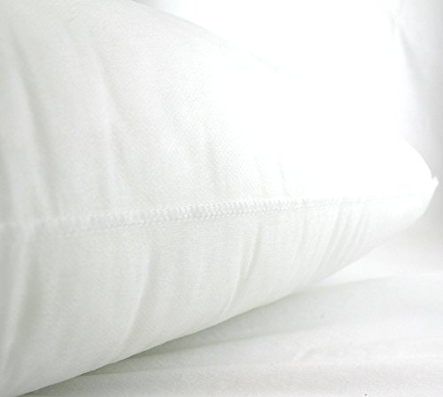 GOLD STERN 4 x Polyester Vlies Füllkissen 50×50 cm weiß | Inlett Kissen 30° waschbar | Für Dekokissen, Kopfkissen, Sofakissen - 2