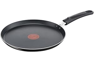 Tefal Titanium Simple Cook - Padella per crêpe, 25 cm