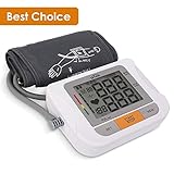 SIMBR Upper Arm Blood Pressure Monitor for Home Use with Large Cuff, Digital Electric Sphygmomanometer BP Tester Machine Meters, 2 User Modes Each with 90 Memory Capacity