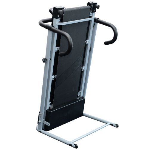 Homcom Laufband Elektrisches Fitnessgerät Klappbarer Heimtrainer mit LCD-Display 150 kg Belastung 500 W, schwarz-silbergrau, B1-0097 - 4