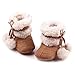 Produktbild xhorizon FM8 Baby Mädchen Kleinkind Herz Fleece Warm Winter Stiefel Schuhe