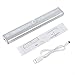 Produktbild Pingxia 10 LEDs Schranklampe aus Aluminium und Plastik Bewegungssensor Lichtleiste Magnetische LED Nachtlichter mit USB Kabel für Kabinett / Wandschrank / Waschraum / Korridor Kaltweiß