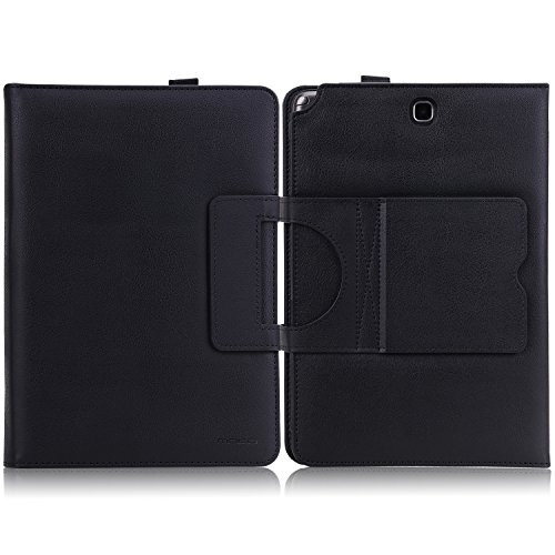 Samsung Galaxy Tab A 9.7 Bluetooth Tastatur Hülle Keybord Case – MoKo PU Leder Tasche Schutzhülle mit abnehmbarer Wireless Bluetooth Tastatur QWERTY Layout für Galaxy Tab A 9.7 Zoll Tablet, Schwarz - 2
