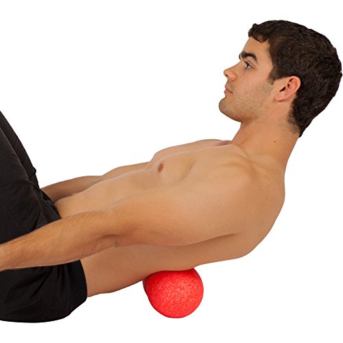 Massage Ball for Mobility – 12cm Accupoint Self Massage Ball Ergonomics Spine & Tissue Self Massager. Myofascial Release for Neck, Upper & Lower Back, Relaxation & All Over Body Deep Tissue Therapy. Includes FREE Ebook Instructions for Best Results - 4