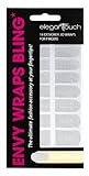 Elegant Touch Envy Bling Nail Wraps, Silver Droplets