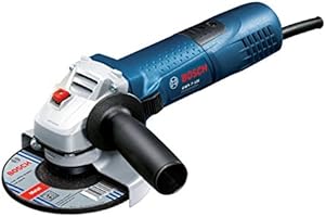 Bosch Professional Winkelschleifer GWS 7-125, 125 mm Scheiben-&Oslash;, 720 W, Zusatzhandgriff, Schutzhaube, Zweilochschl&uuml;ssel