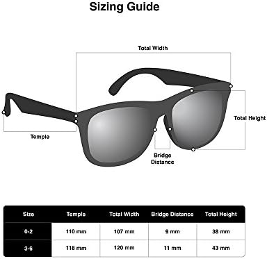 FCTRY Baby Opticals, Blue Polarized Sunglasses, Ages 0-2