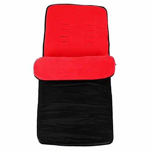 Universal Super Soft Footmuff To Fit Mamas And Papas - Red