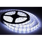 Emm Emm Premium 4 Meters Self Adhesive Led Strip with Free Adapter/Connector/Driver (Red/Blue/Pink/Multi/Green/Blue/Warm White/Golden/White) (White)