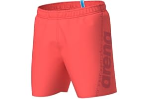 Arena Męskie bokserki z logo Basic R Beach Short, Calypso Koralowo-ciemnofioletowy, L