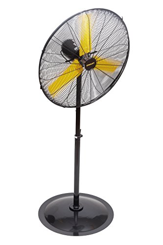Stanley Hochgeschwindigkeitsventilator aus Metall, 3 Rotorblätter aus Stahl, porzellanbeschichtetes Schutzgitter, 3 Geschwindigkeitsstufen, 1 Stück, ST-30P-DDF-E - 4