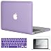 Produktbild Topideal Hardshell-Schutzhülle für Macbook pro 15,4" (39,1 cm) A1286 (inkl. farblich abgestimmte Tastaturabdeckung und Displayschutz, 15" (38,1 cm)), Violett