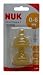 Multibuy 3x NUK® First Choice+ 2 Wide Latex Teats Size 1, Small Hole (0-6M)