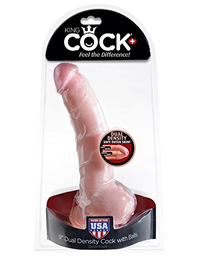 Preisvergleich Produktbild 'King Cock Dual Density 9 COCK Flesh