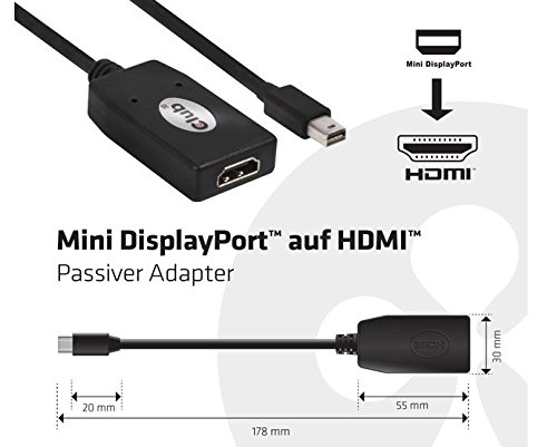 Club3D mini Displayport zu HDMI Adapter - 4