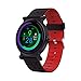 Produktbild HSKB Smartwatch, Fitness Tracker Uhr IP67 Wasserdichter Aktivitäts-Tracker Pulsmesser/Blutdruckmessgerät Schrittzähler, Schlaf-Monitor für Damen Herren 1,3 Zoll Volle Berührung Display (Rot)