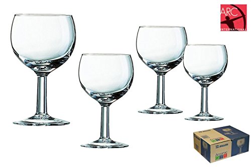 Arcoroc Ballon Bicchiere di vino 120ml, 12 Bicchieri