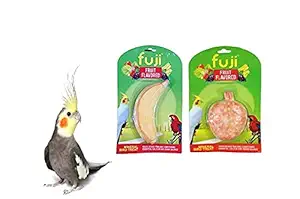 Taiyo Pluss Discovery Bird Food, Bird Calcium Mineral Block Treat, Fruit Flavour, Suitable for All Birds (Pack of 2)