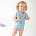 Splash About Baby Wrap Neoprene Wetsuit - Apple Daisy, Medium, 6-18 Months