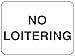 Produktbild Viking Signs PV5448-A3L-V Schild"No Loitering", Vinyl, 300 mm H x 400 mm B
