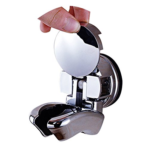 Duschkopfhalterung, Qile Universal Duschkopf Halterung Handbrause Halterung Vakuum Saugnapf, Chrom - 6