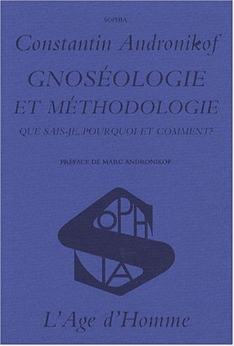Gnoséologie et méthodologie en ligne Gnoséologie et méthodologie en ligne