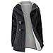 Produktbild TianWlio Mäntel Herbst Winter Damen Jacken Parka Warme Jacken Strickjacken Warm Halten Windbreaker Outwear Warme Wolle Slim Manteljacke Trench Dunkelgrau M