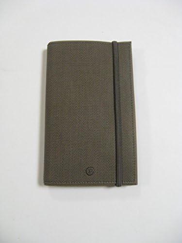 Block Agenda Mobile 2018 in Faux Leather, with elastic closure Weekly Twill F. to 8 x 14 cm Brown Art.212135b-mr