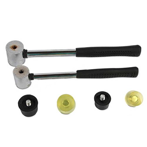 Hrph Multi-Purpose-Kopf-Power für Schmuck DIY Fertigkeit Werkzeuge 25/30/35/40 MM Double Face Gummihammer Reduzierte - 3