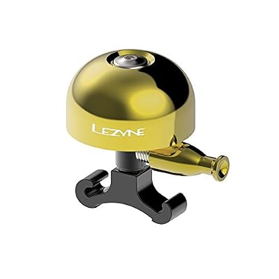 Lezyne Classic Brass Bell Sonnette de vélo, Noir, M