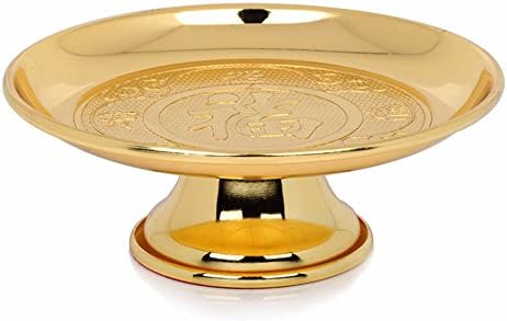 LOSTRYY Buddhist Fruit bowls crafts, a 17.5*6CM