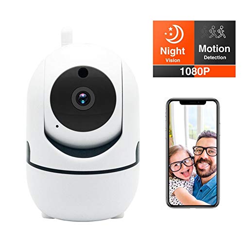Preisvergleich Produktbild CWXJ WLAN Kamera überwachungskamera HD Hundekamera Nachtsicht Funktion,Zwei-Wege Audio,Bewegungserkennung,Fernalarm Mit iPhone / Android Allgemeine Gerät Kompatibel