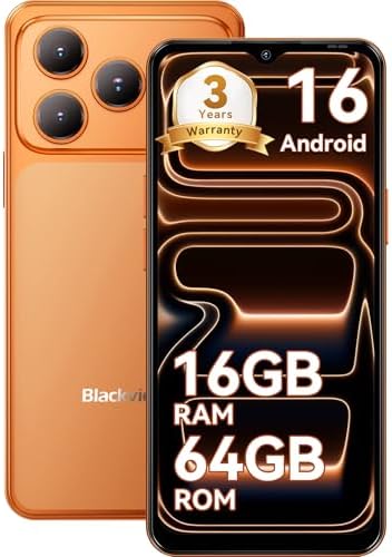 Blackview WAVE 7C Smartphone Offerta Android 16, 32MP+13MP 6.56", 16GB+64GB/2TB TF Cellulari, Telefono Cellulare Offerta 5000mAh/3.5mm/IP54/WiFi 5G/Face ID/3 Slot Per Carte,3 Anni Garanzia