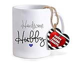 TIED RIBBONS Karva Chauth Special Gift for Hubby, Printed Coffee Mug with Wooden Tag