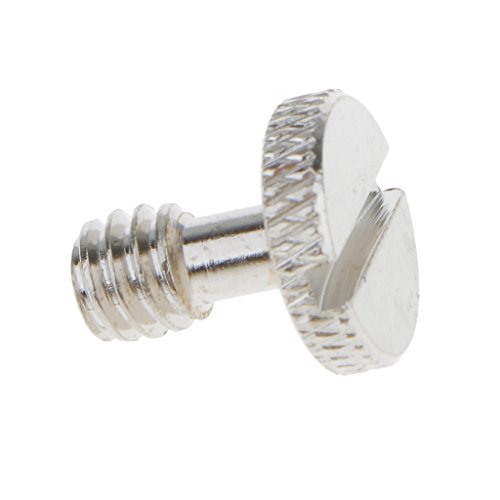 Generic 1/4" Slotted Round Flat Head Screw for Camera Tripod Quick Release Plate RS.140 (79.00% Off) - Amazon