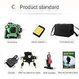 Ultrahelle Laserstrahlen ermöglichen alle möglichen Anwendungen / Selbstnivellierungsbereich von 4 ± 1 Grad / Zentralverriegelungsmechanismus hilft, Einbauten zu schützen