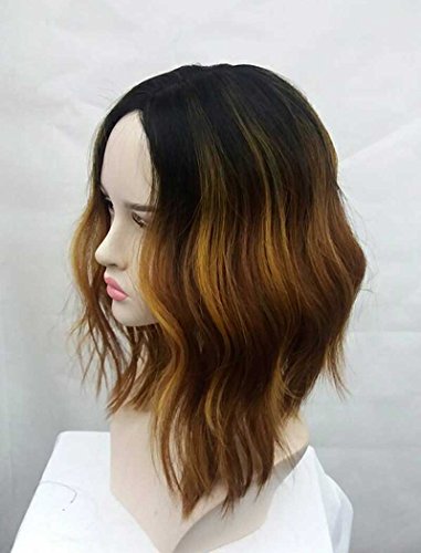 Tsnomore Chic Schulter Länge mischte Farben-reizvolle Frauen-Perücke - 2