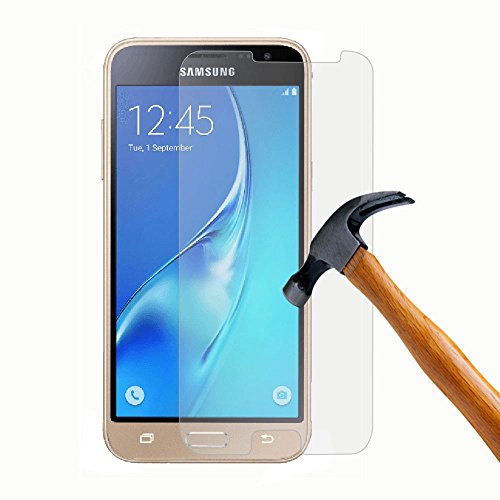 plt24 Samsung Galaxy J3 2016 Panzerglas Schutzfolie Schutzglas 9H Hartglas Glasfolie Displayschutzglas Display Folie für Samsung Galaxy J3 (2016)
